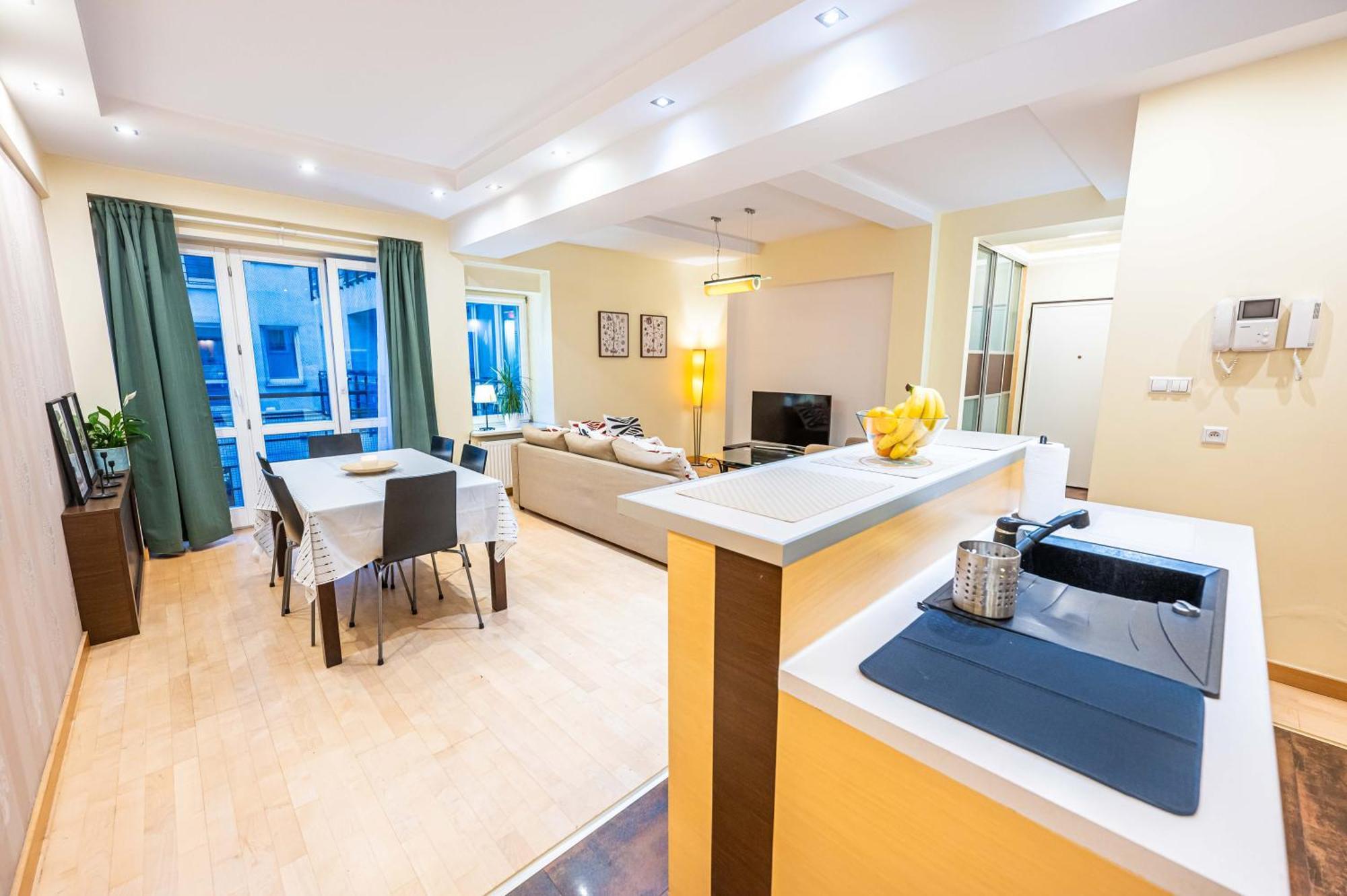 And Specious Two Bedrooms In The Old Town Apartment *